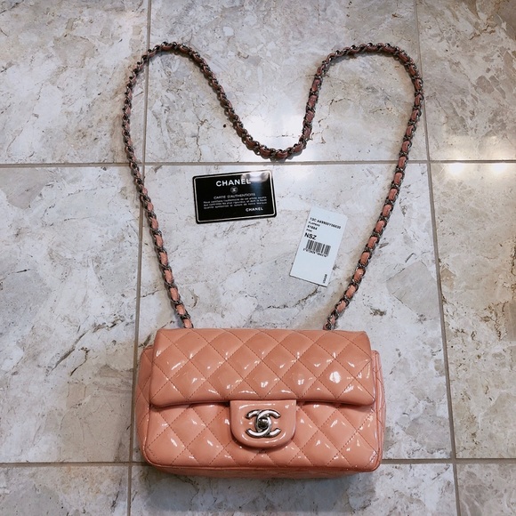 Chanel mini classic (patent) rectangular 13c - Picture 1 of 9